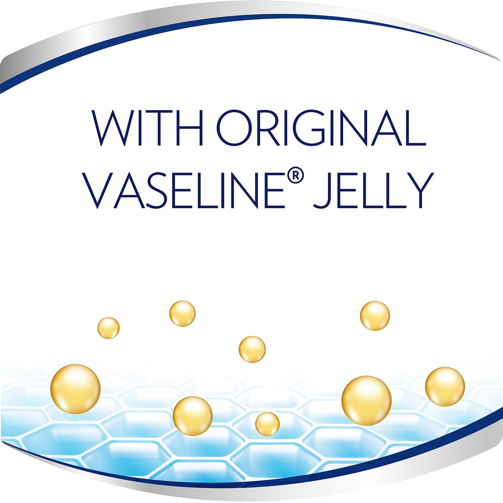 Vaseline Original Jelly, emballage clair, étiquette lisible et pratique.