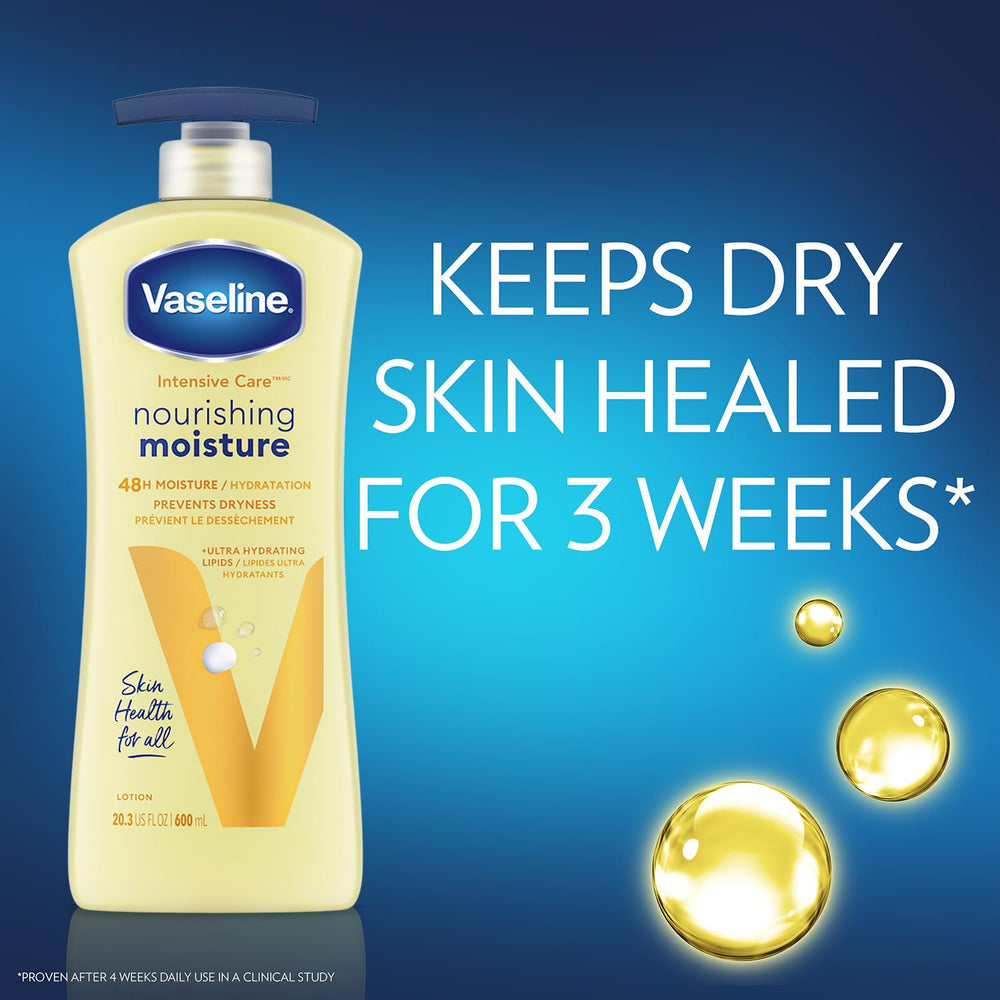 Gelée Original Vaseline appliquée pour protéger les zones sèches et faciliter la nutrition.