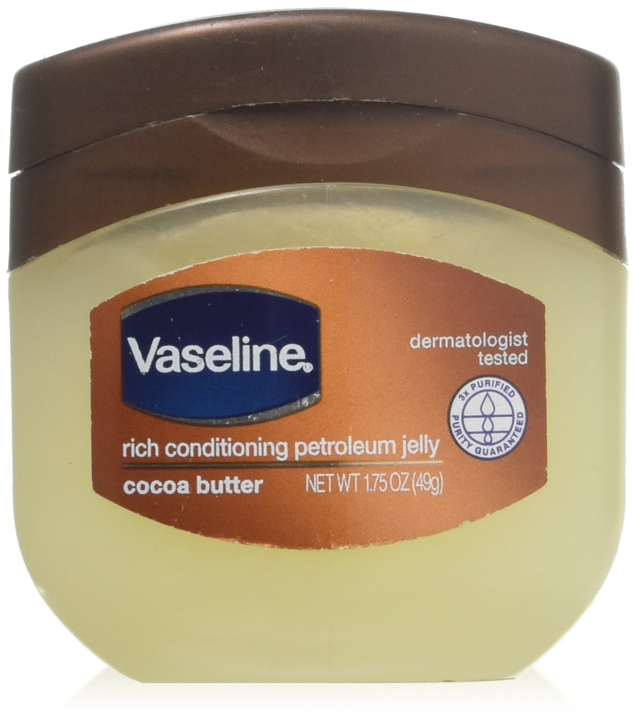 Vaseline pack 6 pétrole cacao, soin hydratant longue durée