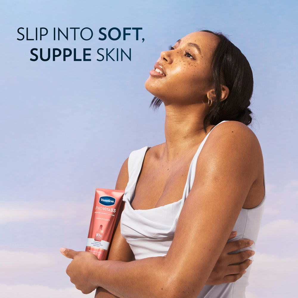 Sans paraben, testé dermatologiquement pour tous les types de peau Vaseline.