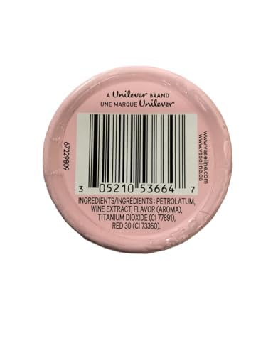 Vaseline soin lèvres rose pétillant emballage chic pour sac à main.
