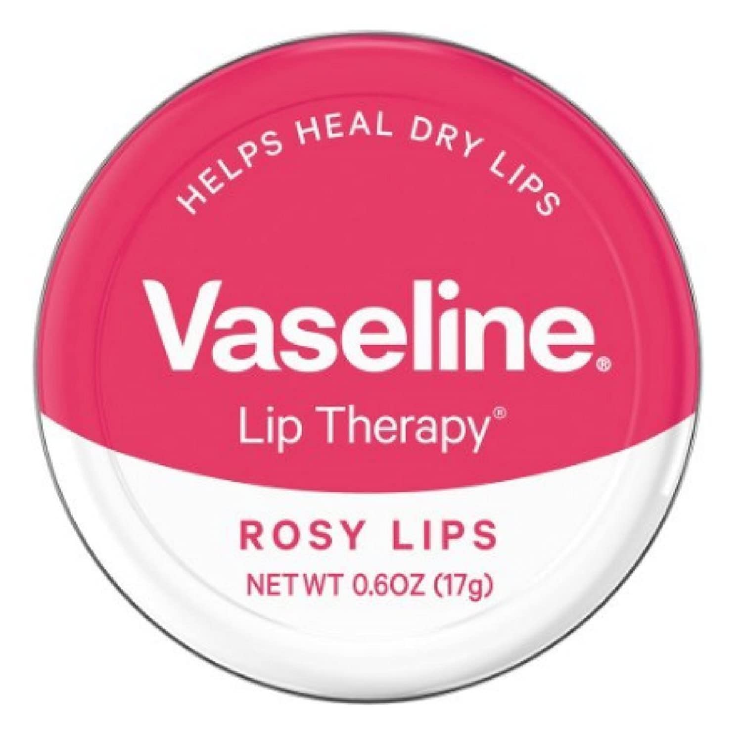 Vaseline Soin Lèvres teinte rosée dans étui métal: hydratation rapide et fini naturel.