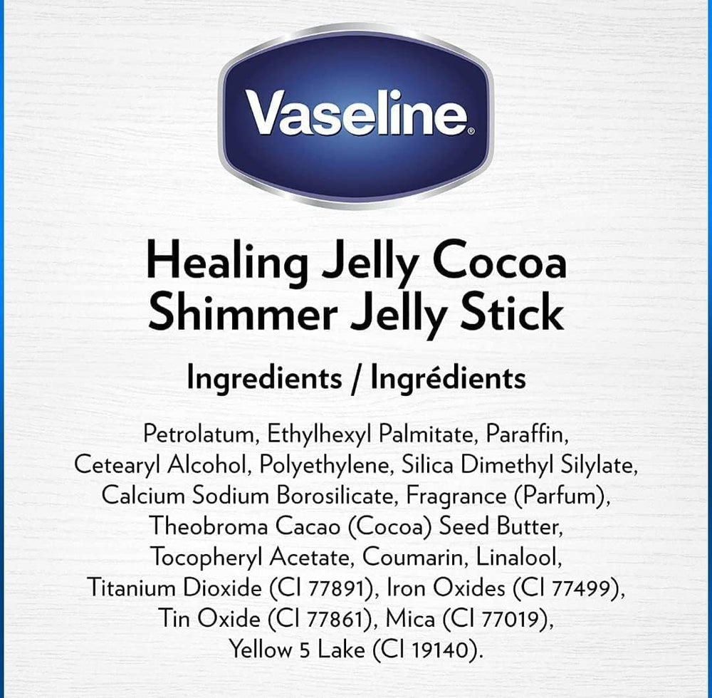 Vaseline Stick Brillance Cacao – texture légère et hydratante