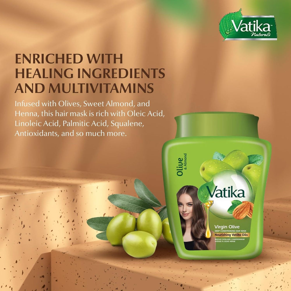 Application facile du masque Olive Vatika Naturals pour routine rapide