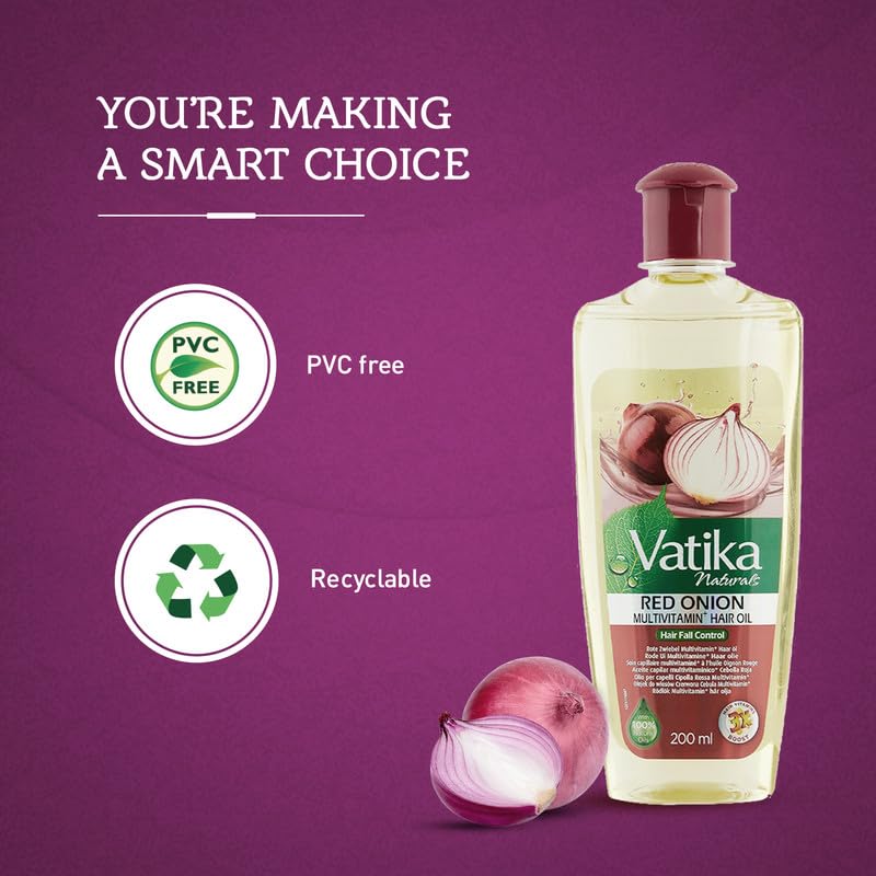 Vatika Naturals Huile Capillaire – brillance et résilience potentielles après usage régulier.