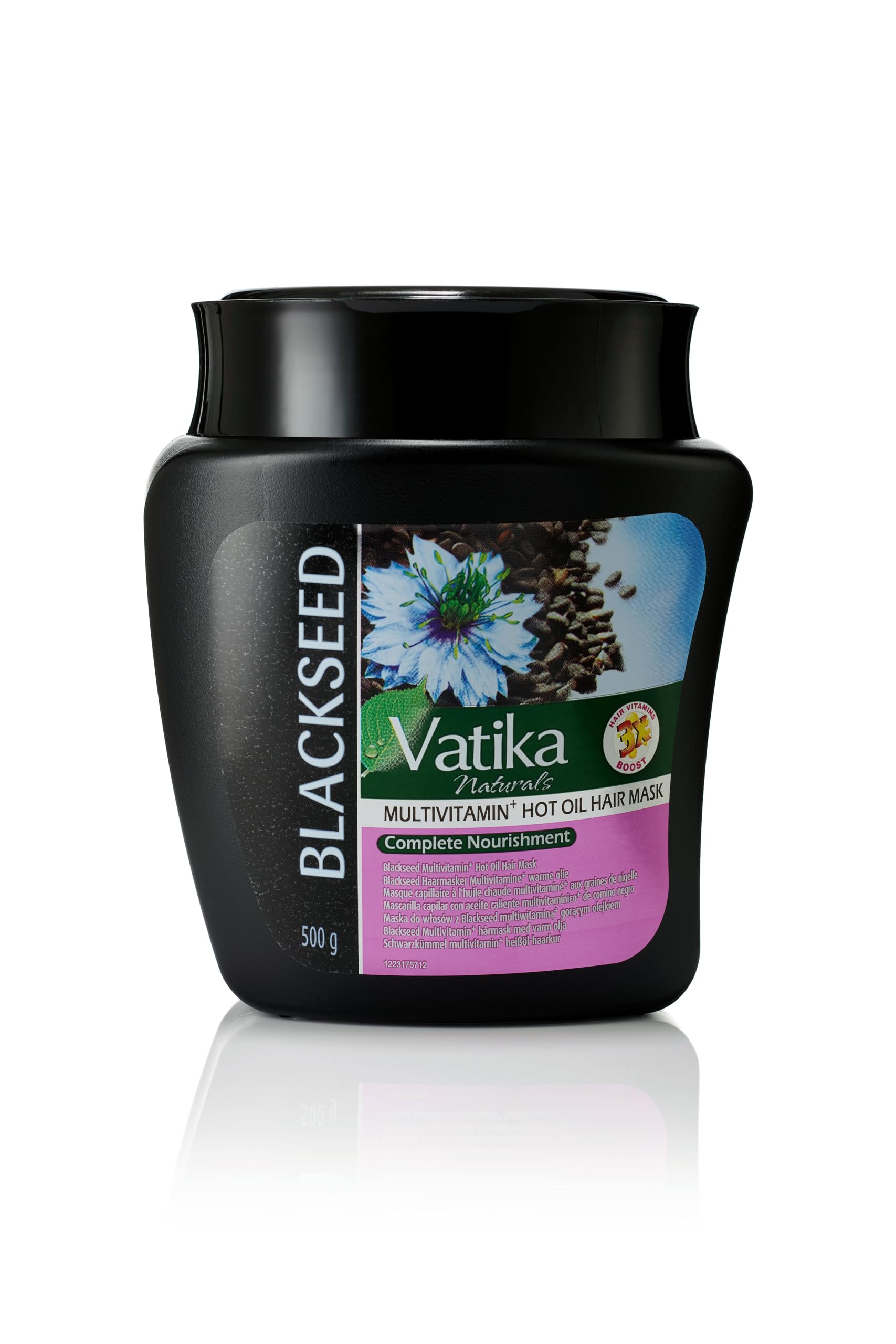 Vatika Naturals Masque cheveux huile nigelle, nourrissant et fortifiant pour cheveux secs.