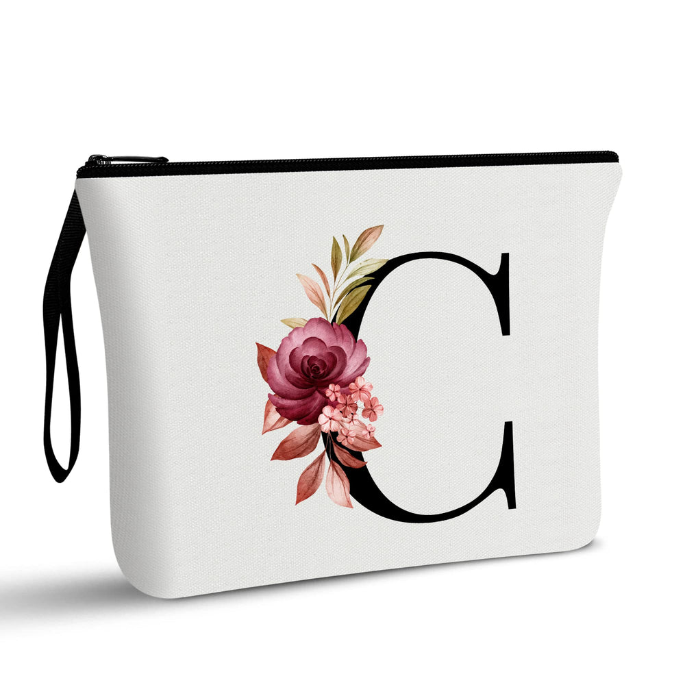 Sac Vavabox maquillage A-Z personnalisé avec lettres et cœur, cadeau unique.