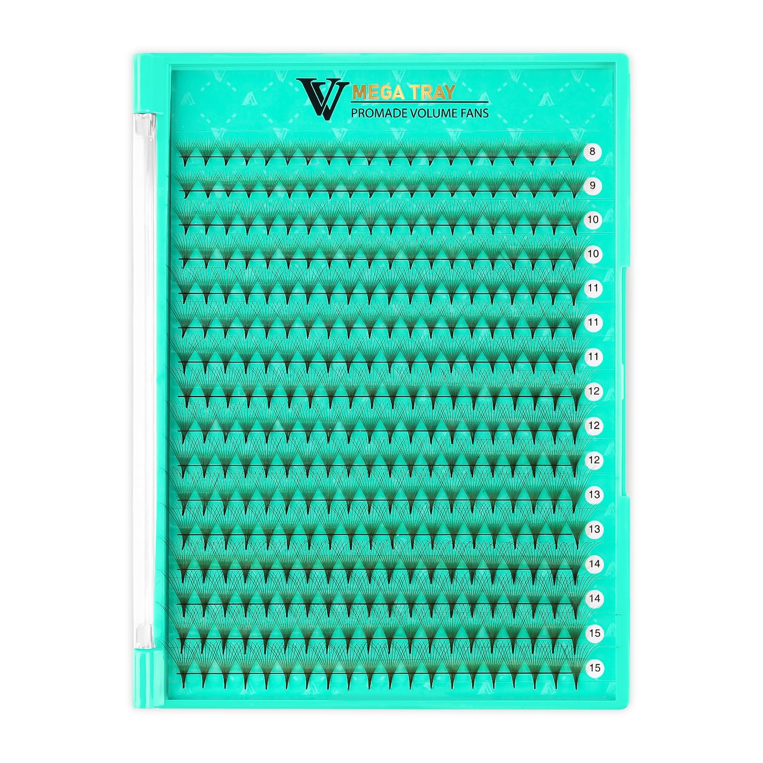 VAVALASH 320 brown premade lashes with 10D curl for natural volume