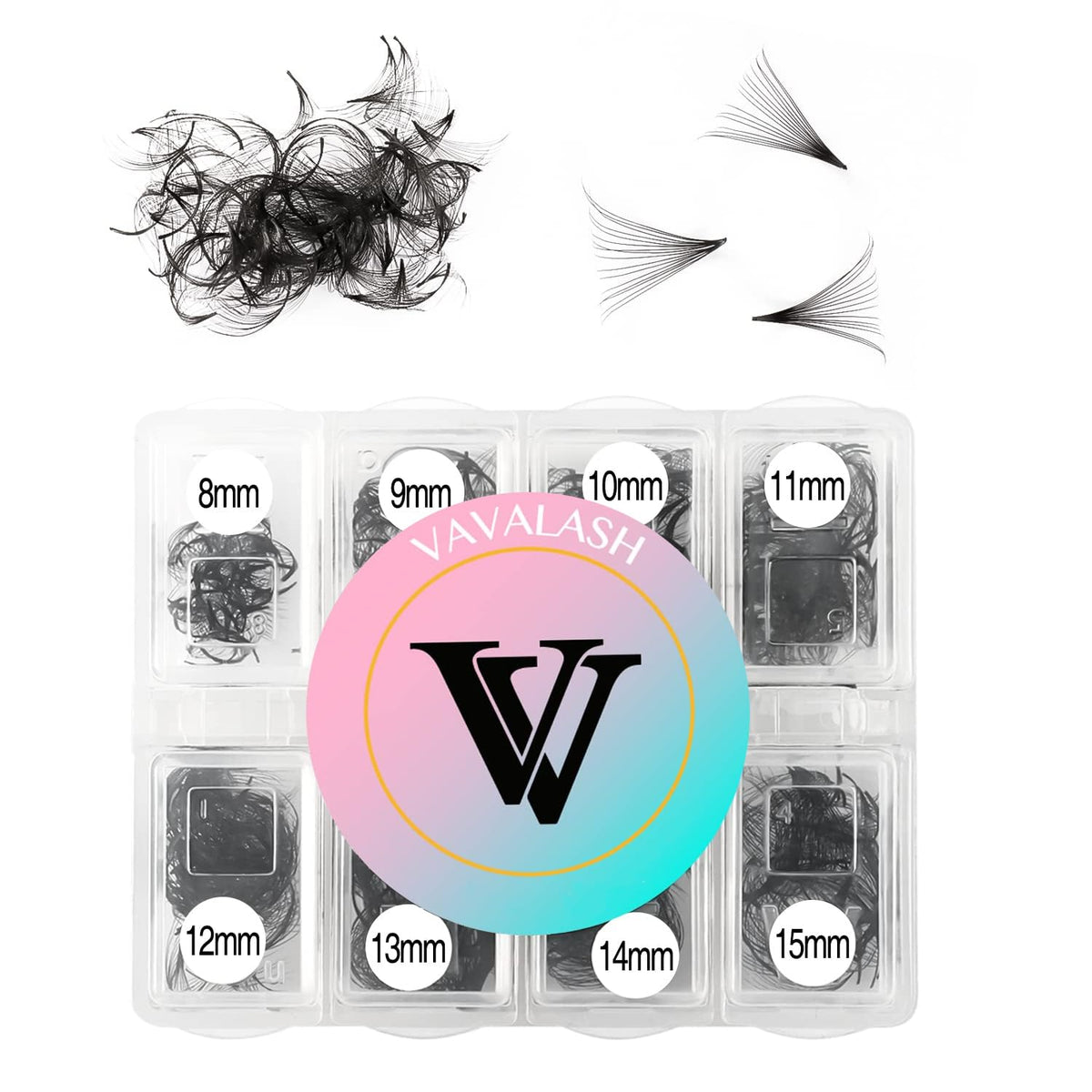 VAVALASH 600 fans, boite complete, utilisation facile pour cils naturels.