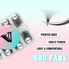 VAVALASH 600 fans, materiau PBT noir de Corée pour aspect naturel.