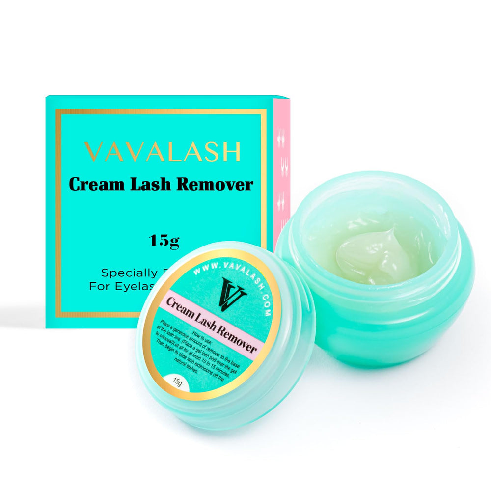 VAVALASH : bouteille de crème démaquillante pour extensions de cils.