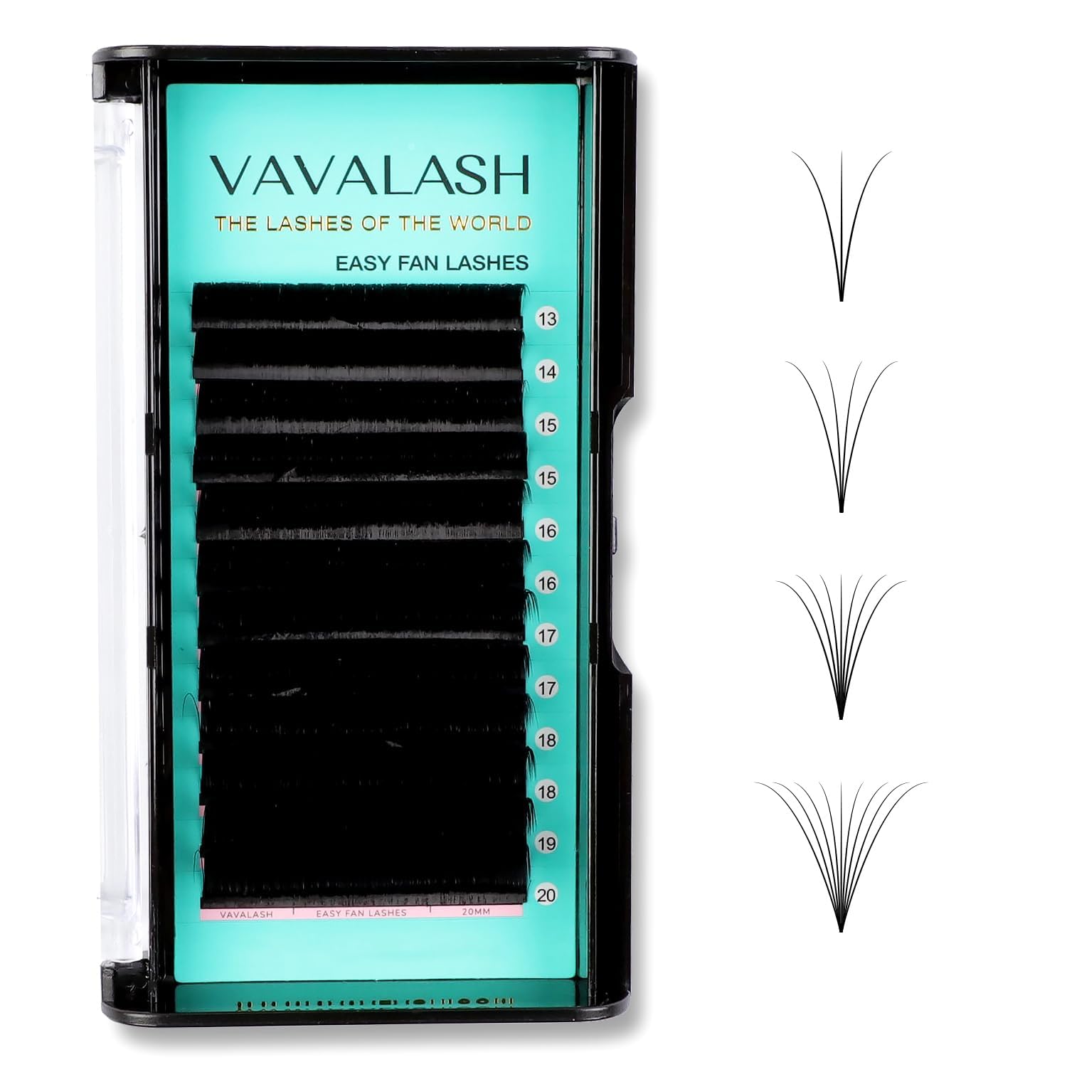 Cils VAVALASH faciles à fan pour un rendu rapide et naturel.
