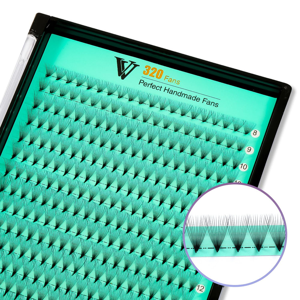 VAVALASH Premade Fans 14d 0,07 D, effet plus dense et durable.
