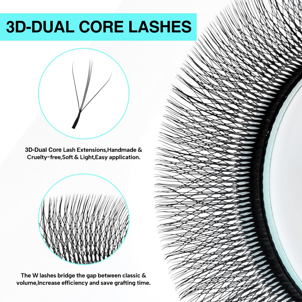 Forme-W VAVALASH pour un effet plume et mouvement naturel.