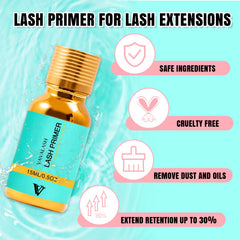 VAVALASH Lash Primer – brosse, application précise en salon assure une base propre.