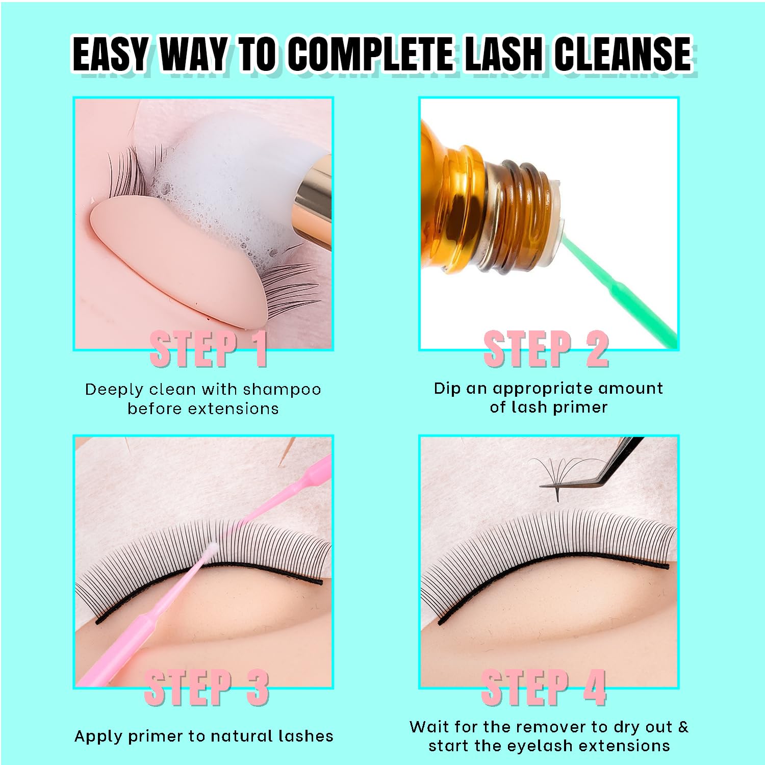 VAVALASH Lash Primer – utilisation professionnelle en salon, sécurité et contrôle.