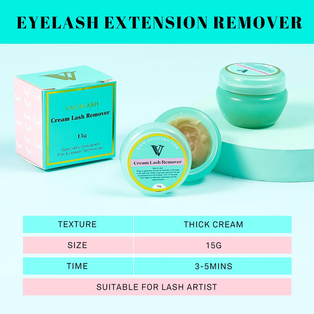 Peau apaisée et zéro résidu après démaquillage des extensions.