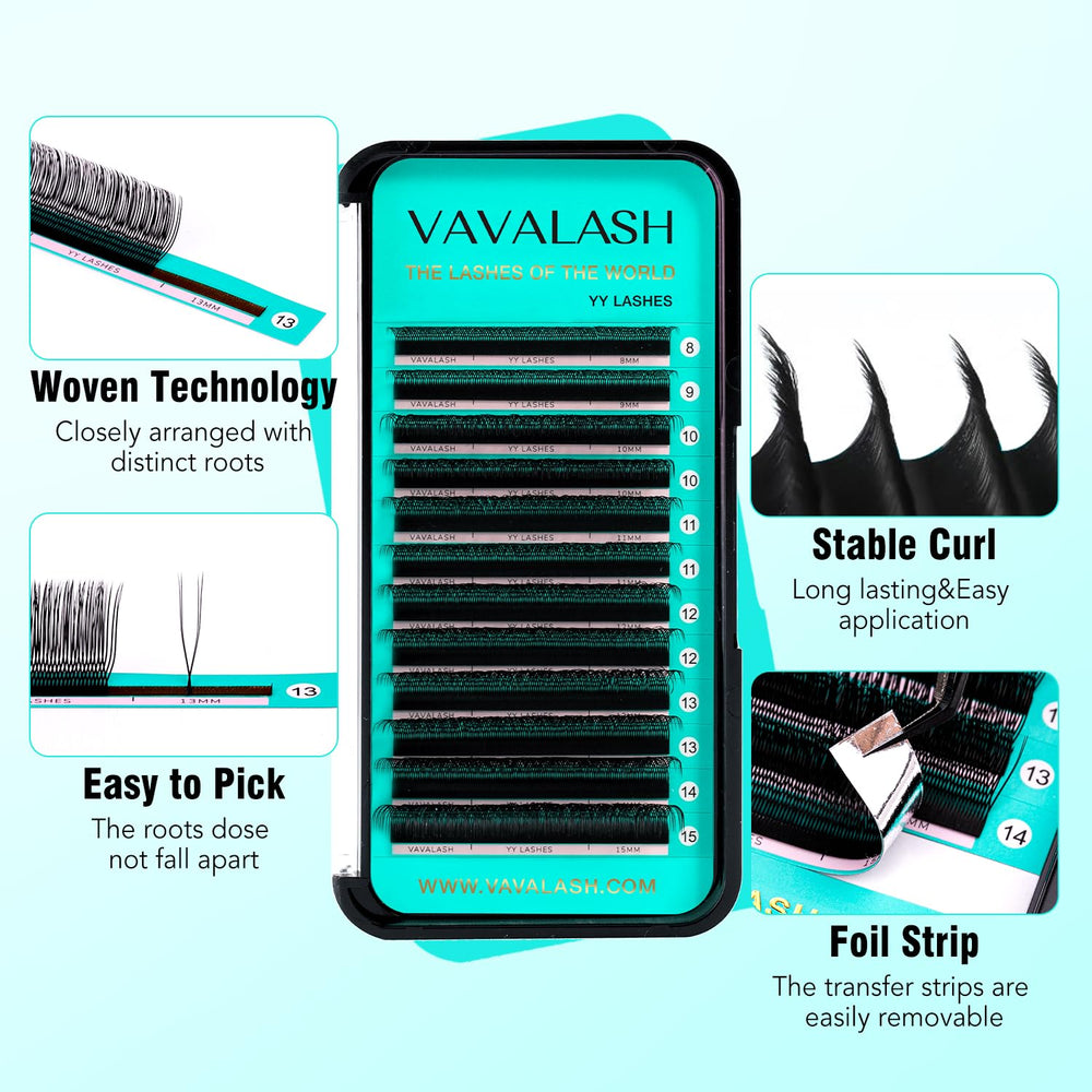 VAVALASH U Lash; longueurs 8–15 mm adaptées à différents looks