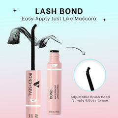 VAVALASH verrouillage des cils avec le scellant pour une fixation durable.