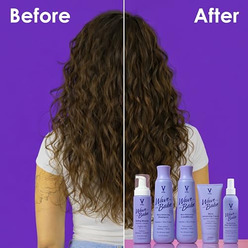 Étiquette indiquant sans sulfate, promesse de douceur naturelle sur Wave Babe.