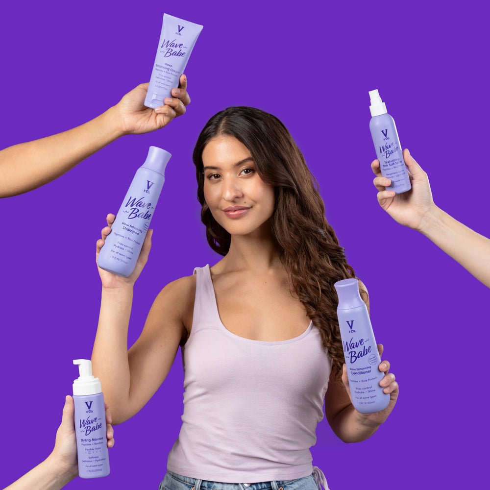 Usage quotidien Wave Babe: mousse légère et facile à rincer.