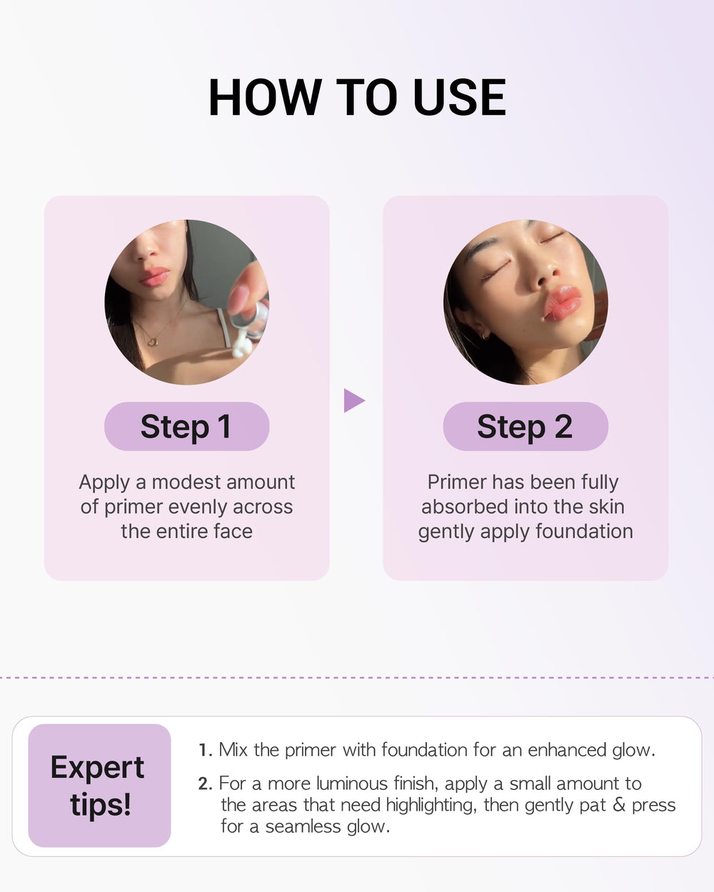 VDL Lumilayer Primer – texture soyeuse qui offre hydration et douceur à la peau.