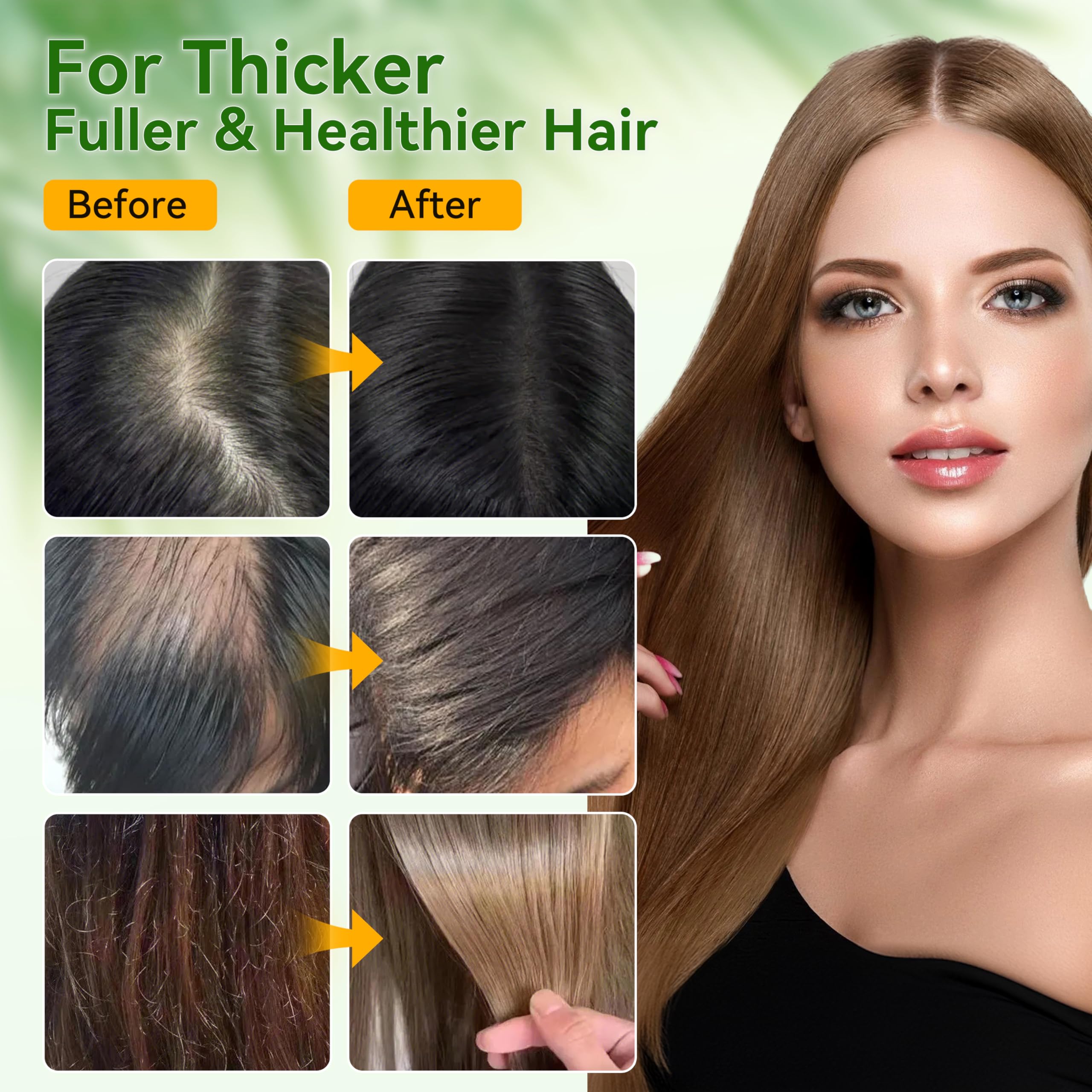 Veakoo Batana, application sur cheveux avec massage léger.