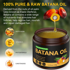 Veakoo Batana, texture huileuse montrant l'hydratation profonde.