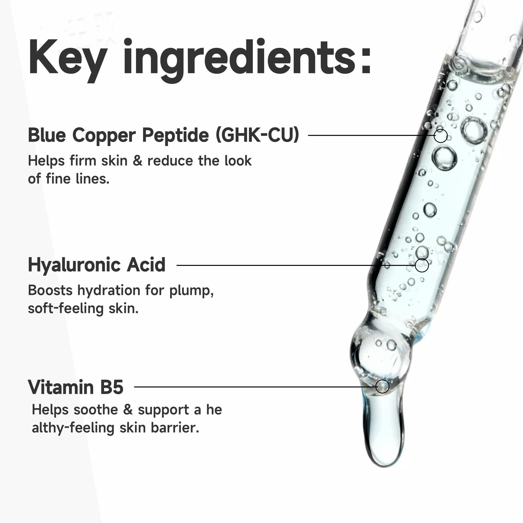 Vectium Sérum Bleu-Cuivre - Pipette pour dosage précis et routine rapide