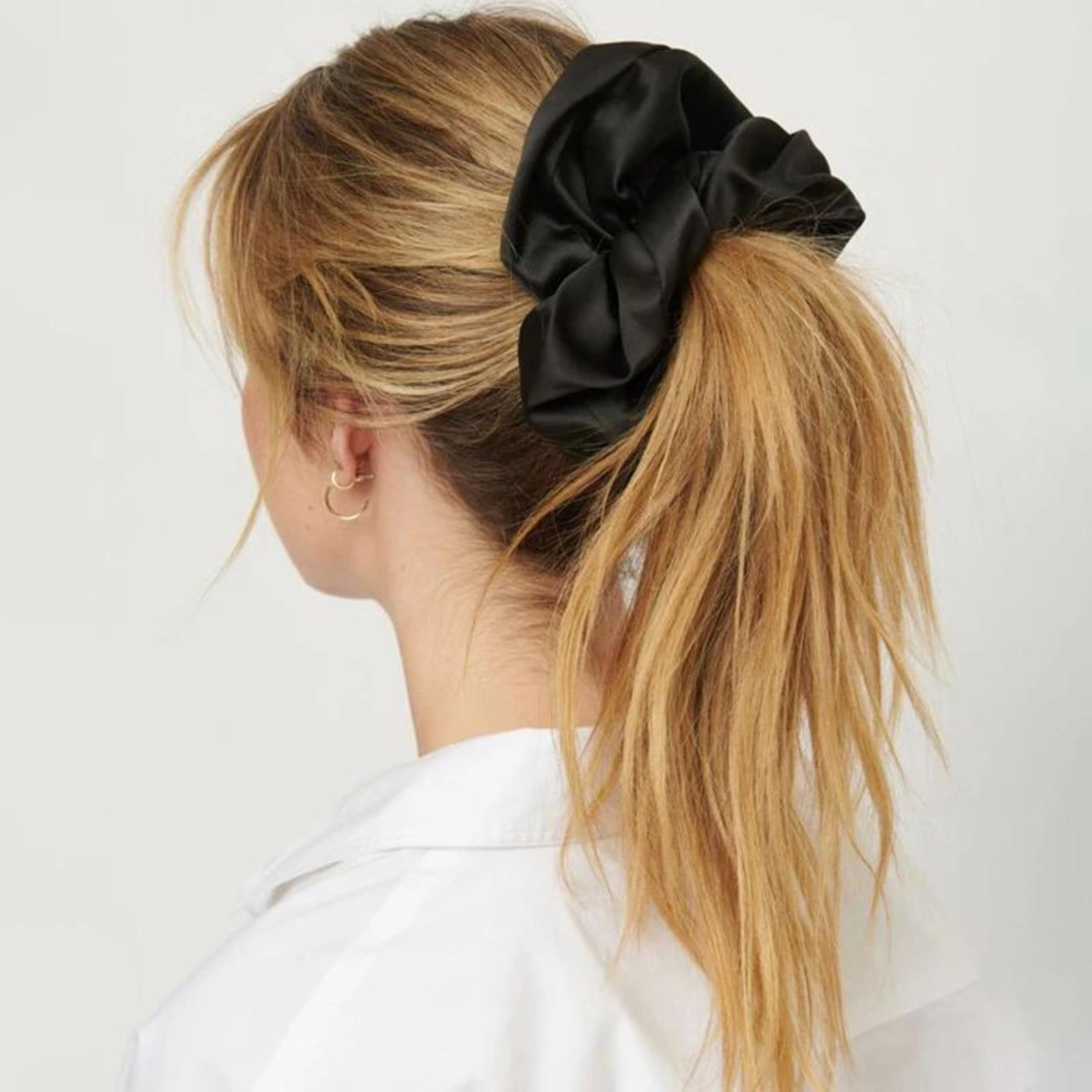 VEDO SHIPIN scrunchies satin pour usage quotidien, couleur variée et chic.