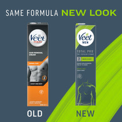 Veet Homme Gel Crème Épilation 200 ml — texture crème qui glisse facilement pour une application nette.