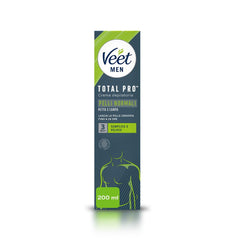Veet Homme Gel Crème Épilation 200 ml — bouteille prête à l’emploi pour application rapide.
