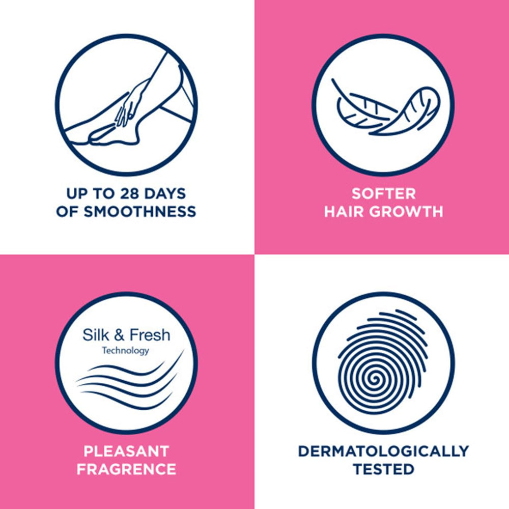 Veet inspirations botaniques, parfum subtil et naturel.