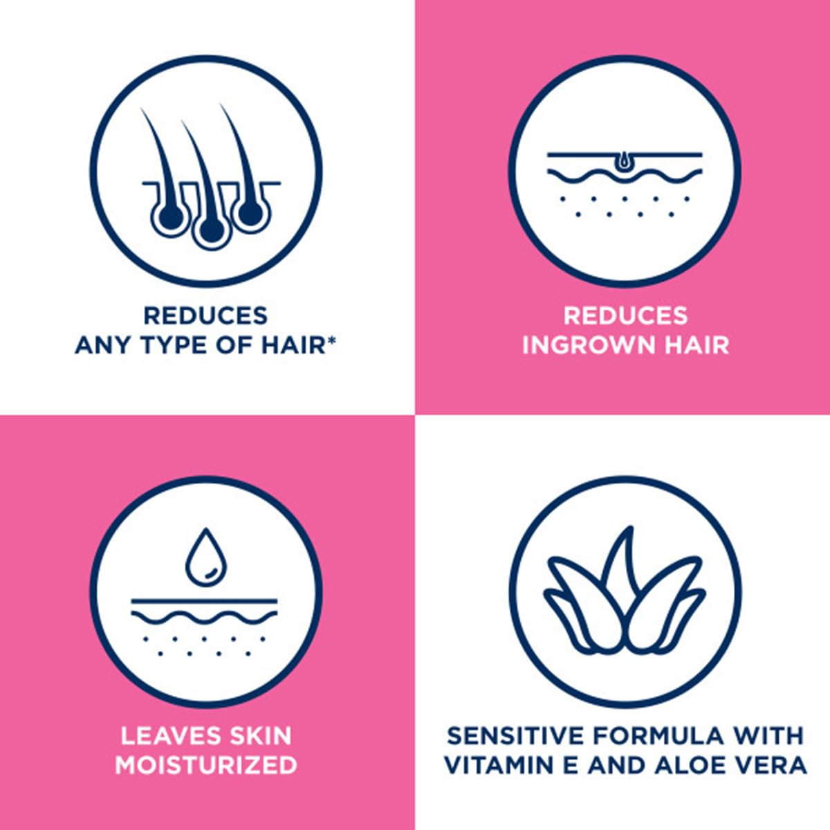 Peau hydratée après épilation avec Veet, sensation douce durable.