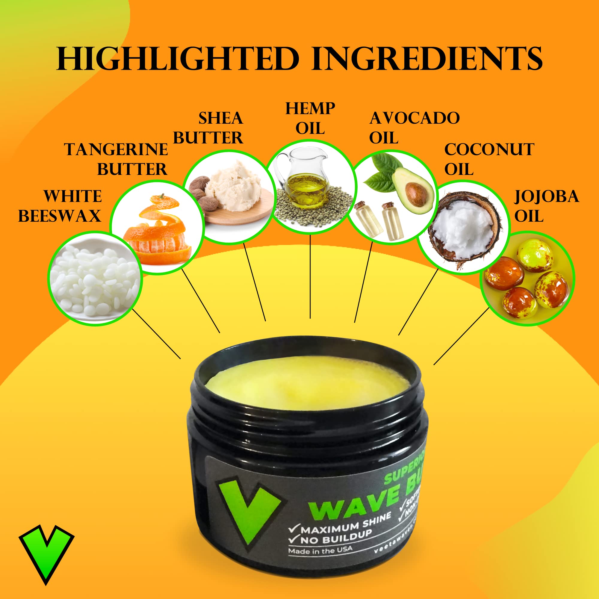 Veeta Natural oils blend highlighting nourishing ingredients.