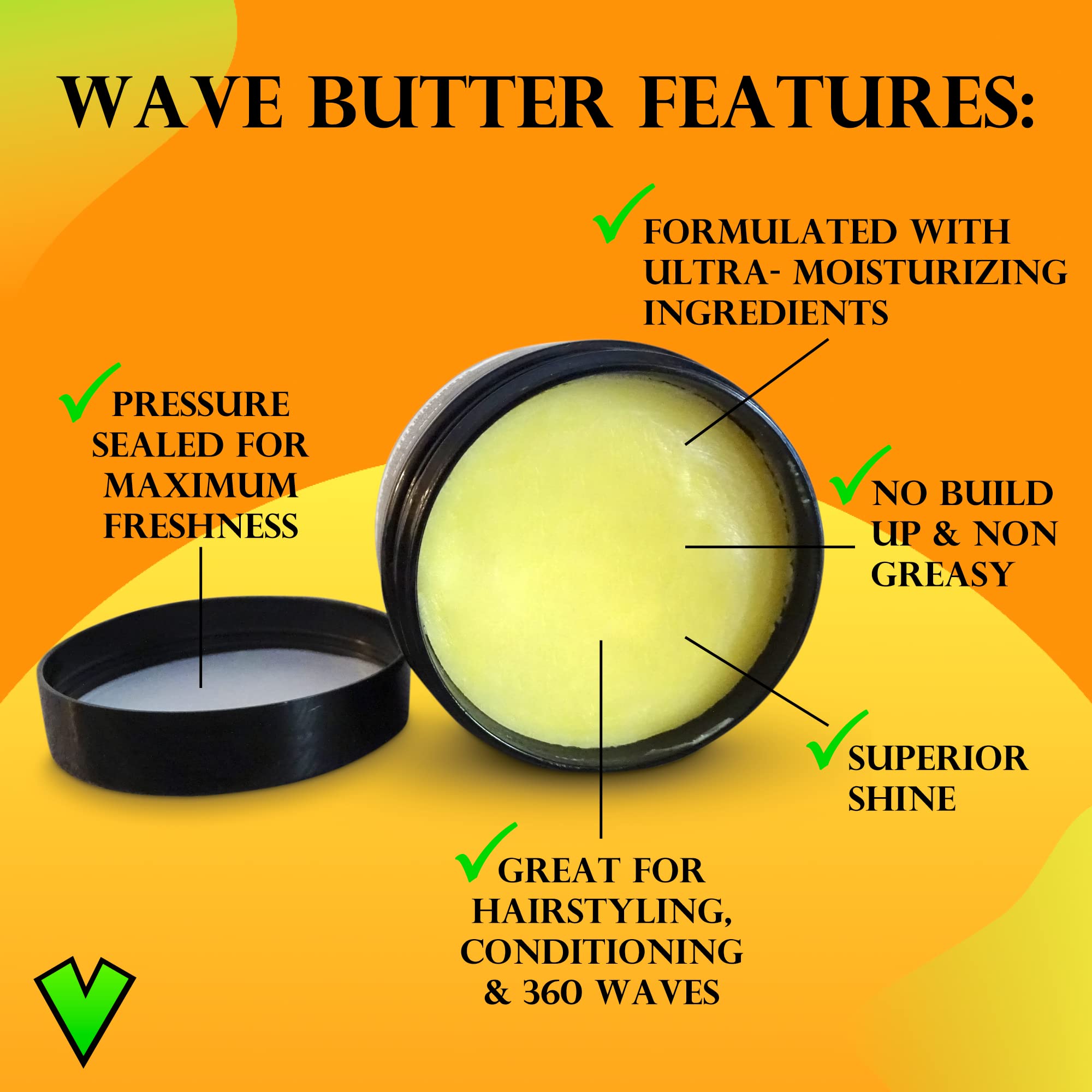 Veeta Wave Butter being applied to waves for definition.