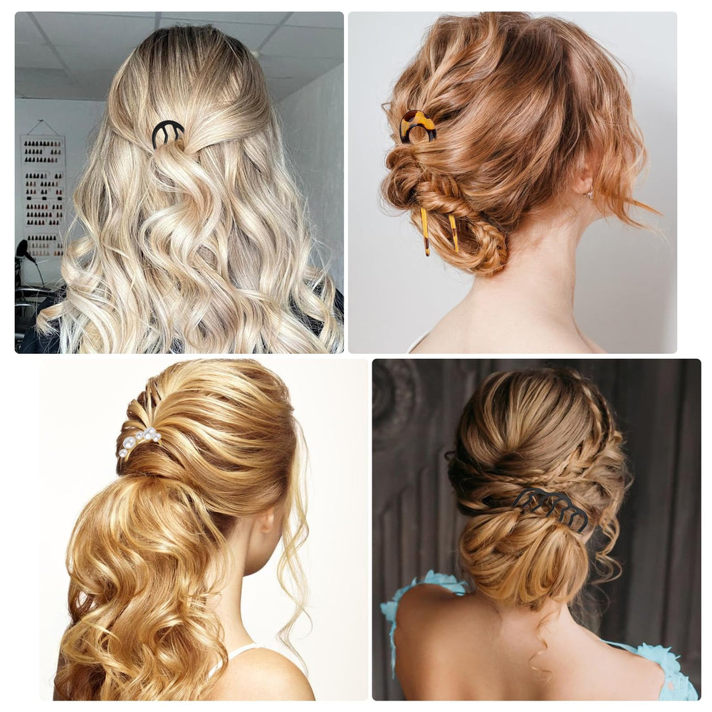 VEEVIIY attaches-coiffure métalliques, durables et polyvalentes.