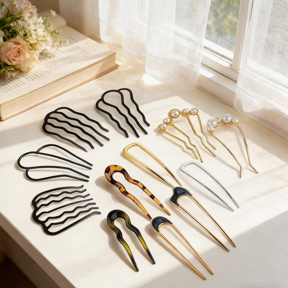 VEEVIIY pinces pour chignon, maintien longue durée.