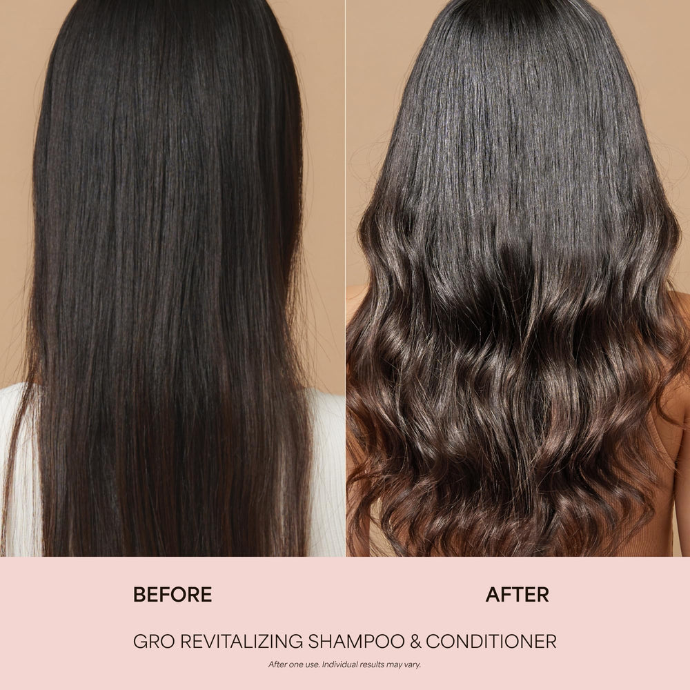 Shampoing voyage VEGAMOUR GRO en mini-format, base propre pour une routine.