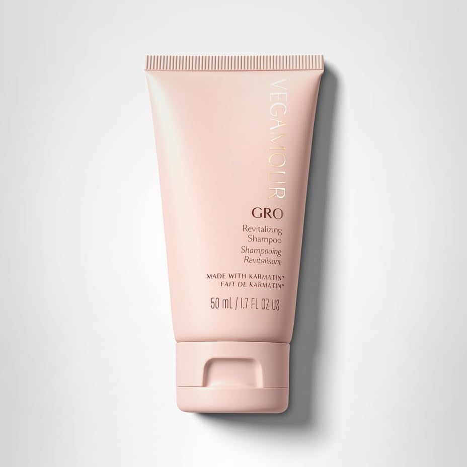 Formule vegan sans sulfates de VEGAMOUR GRO adaptée aux cheveux colorés.
