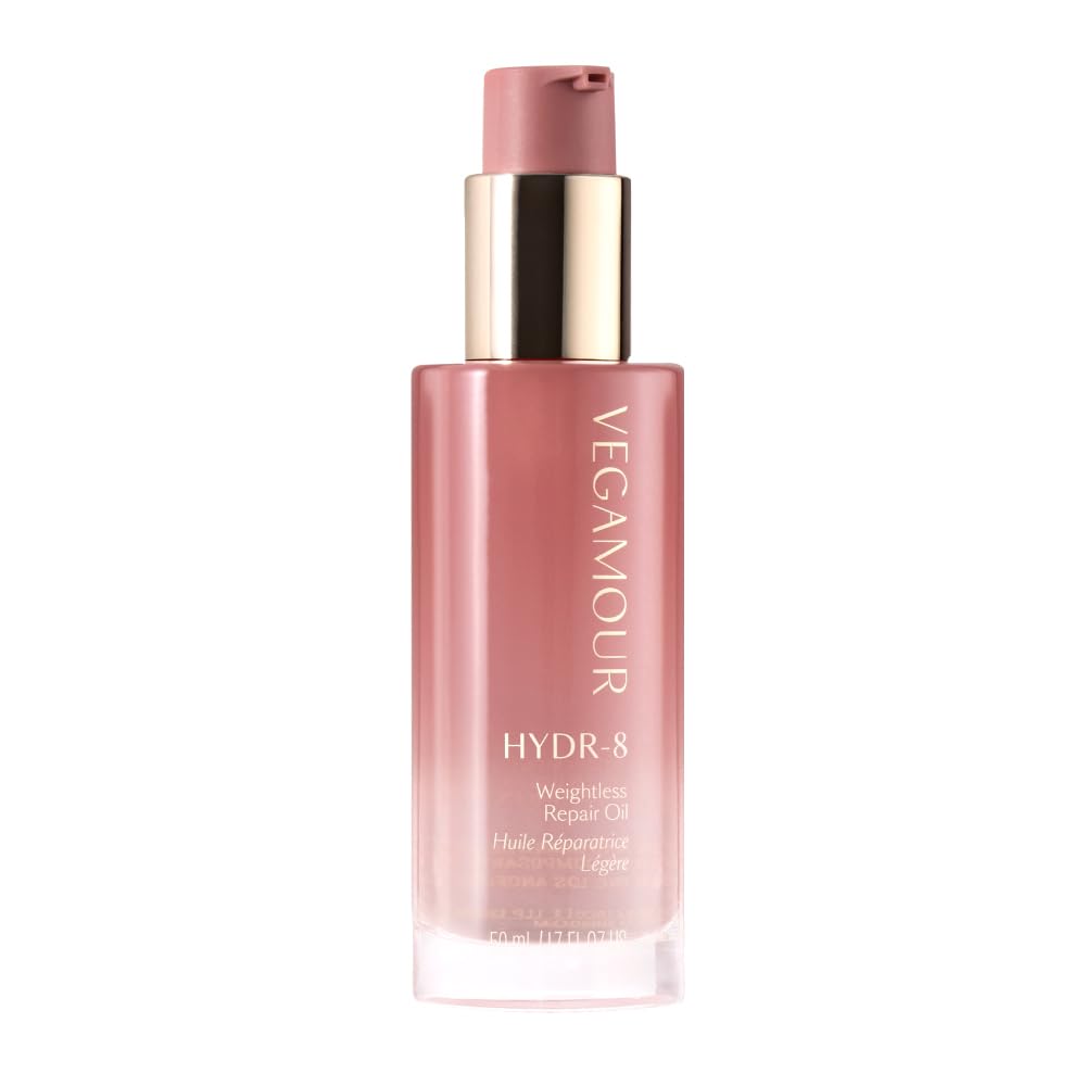 VEGAMOUR HYDR-8: bouteille d'huile légère qui renforce et répare les cheveux.