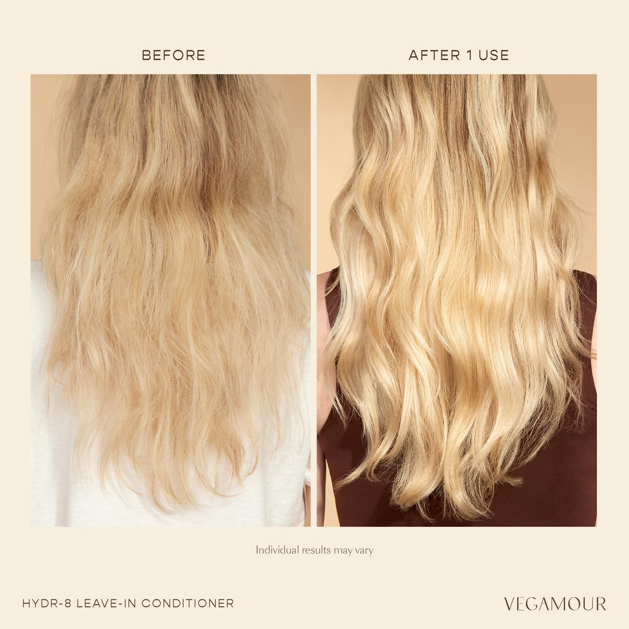 VEGAMOUR HYDR-8: couleur préservée et toucher léger sur cheveux fins.