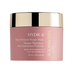 VEGAMOUR HYDR-8: bouteille montrant le masque hydratant pour cheveux secs