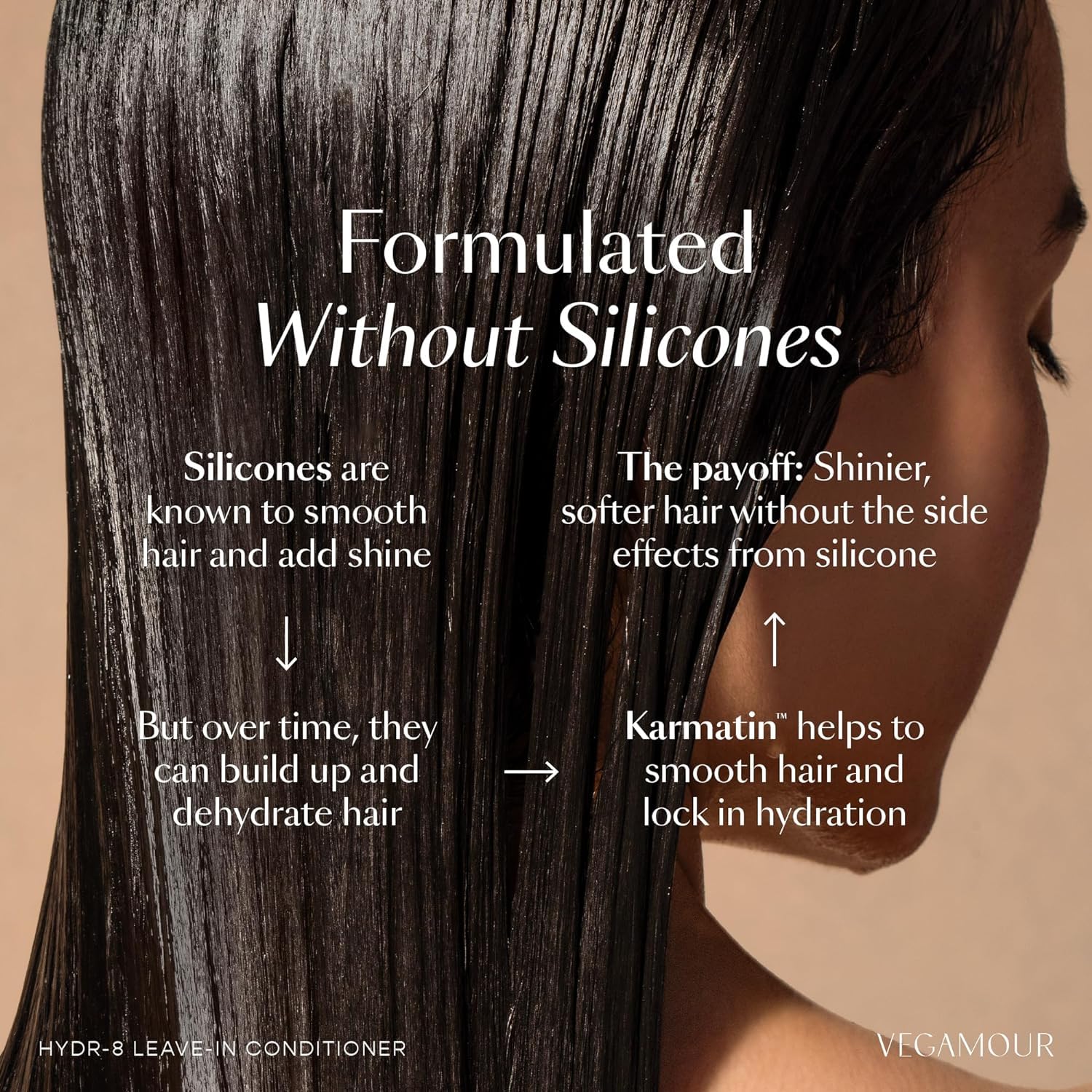 Formule végan sans parabènes, silicones, phtalates ni sulfates.