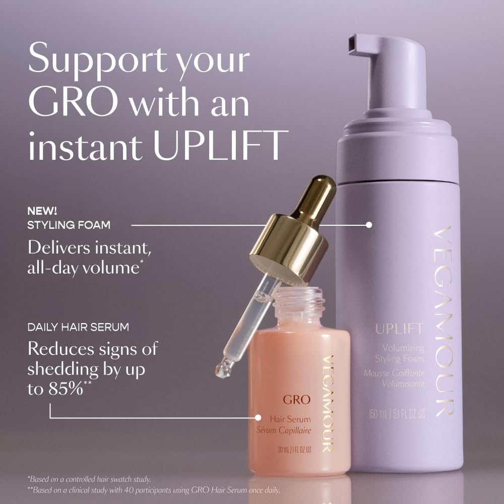 VEGAMOUR UPLIFT Mousse-volume finition : finition naturelle et non collante