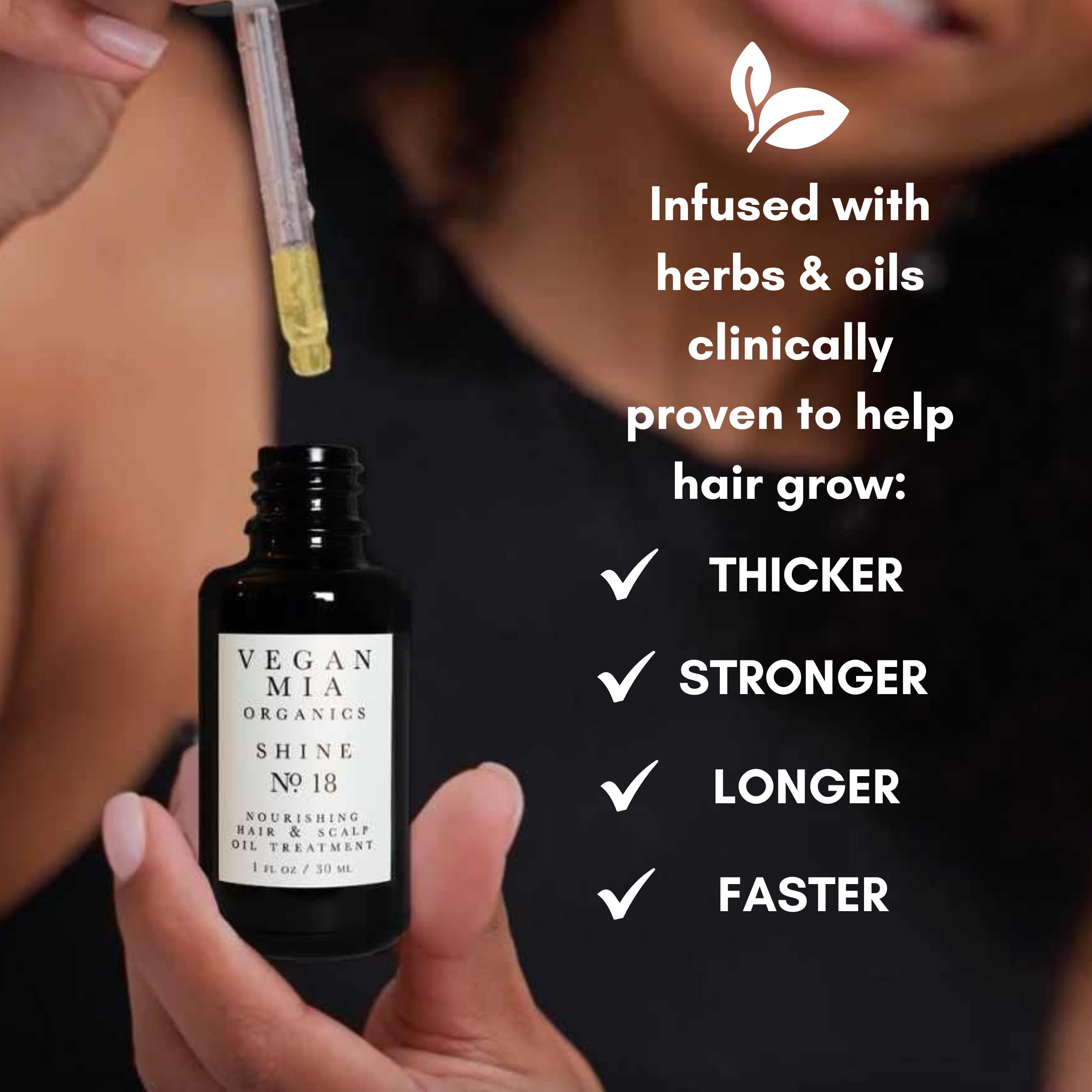 Anti-frizz et hydratation Vegan Mia dompte les frisottis durablement.