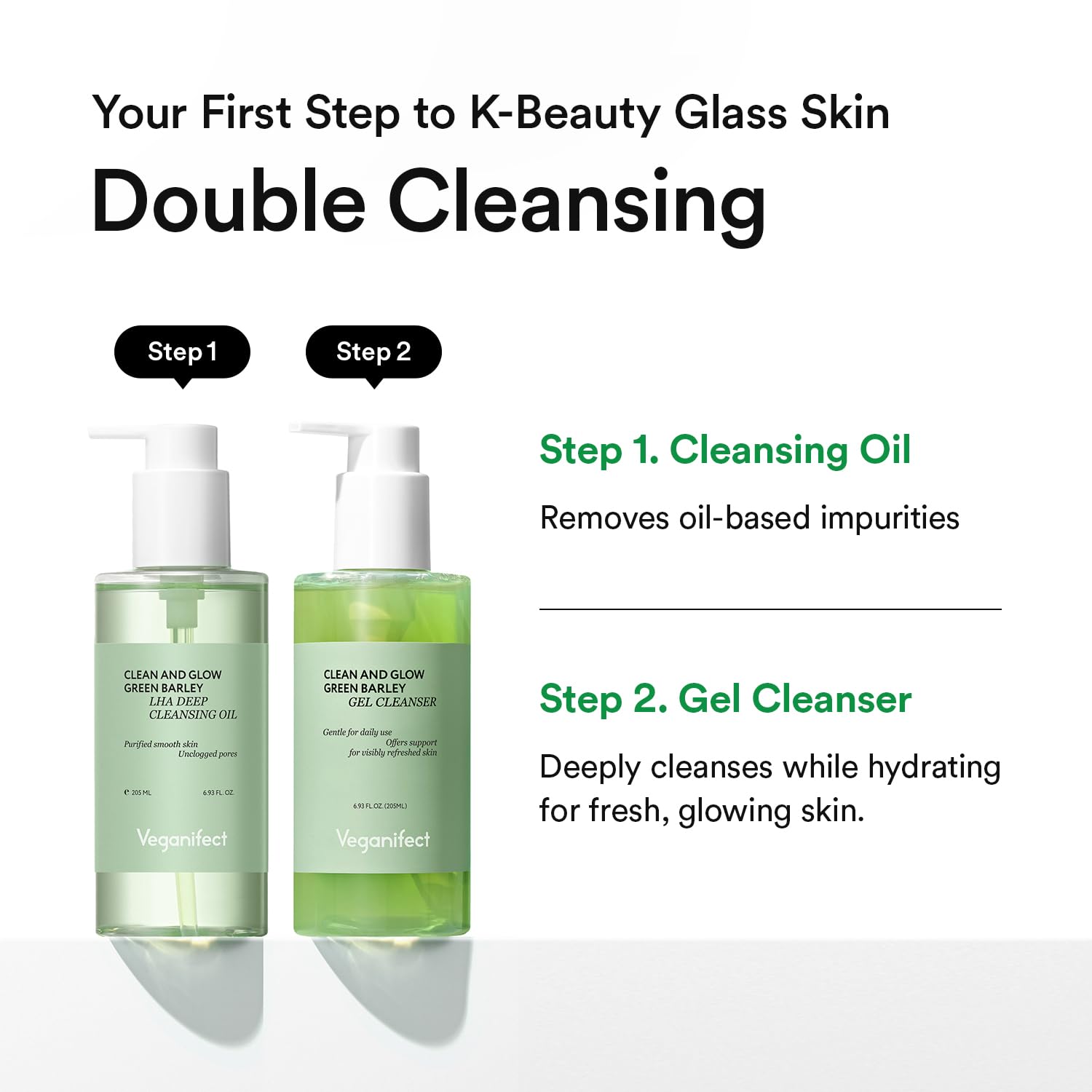 Application massage scene with VEGANIFECT Hydrating Light Cleansing Oil