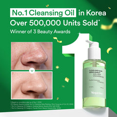Texture melts to milk from VEGANIFECT cleansing oil for gentle cleansing