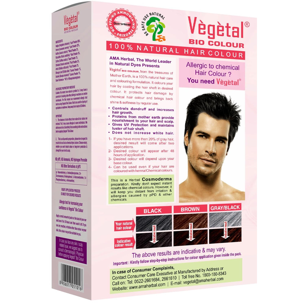 Végétal Couleur Bio Noire Douce, capuchon douche inclus, application propre et rapide.