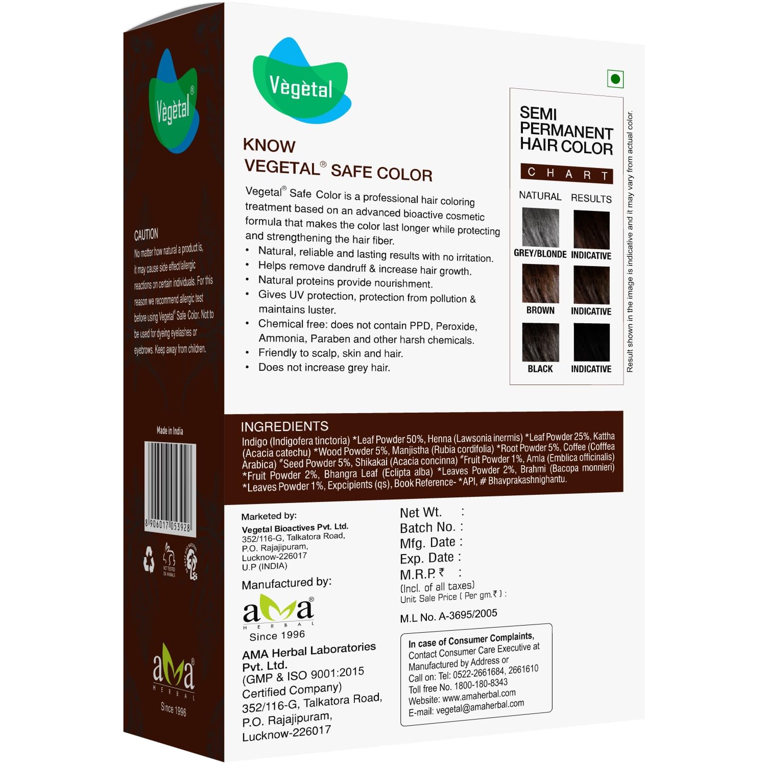 Gants Vegetal SafeColor pour une utilisation propre et sans contact direct.